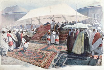 Easter Celebrations in Addis Ababa by Louis Remy Sabattier